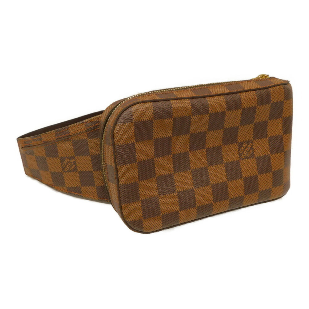 Louis Vuitton Geronimos Damier Ebene Body Bag Waist Body Belt Bum Adjustable